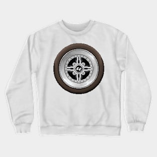 Pixelart Wheel Crewneck Sweatshirt